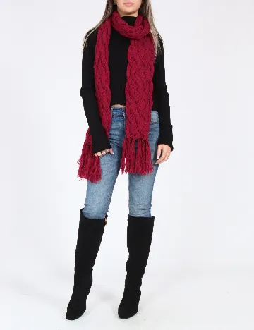 Fular Bershka, rosu Rosu