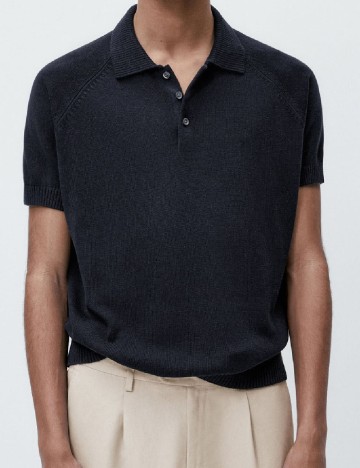Tricou Massimo Dutti, bleumarin