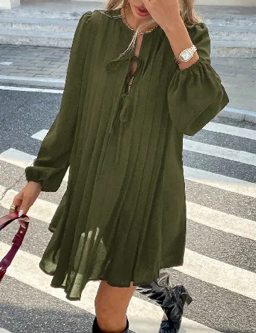 Rochie scurta SHEIN, verde Verde