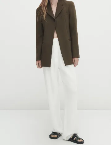 Sacou Massimo Dutti, verde Verde