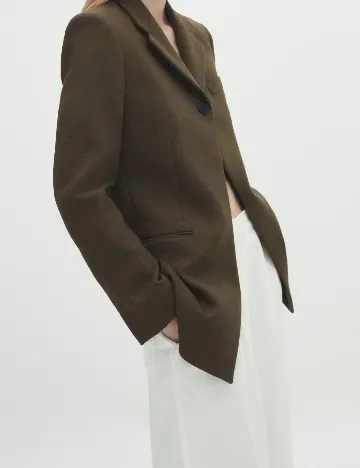 Sacou Massimo Dutti, verde Verde
