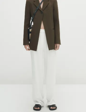 Sacou Massimo Dutti, verde Verde