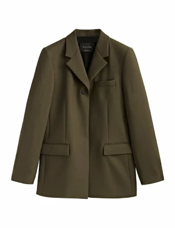 Sacou Massimo Dutti, verde Verde