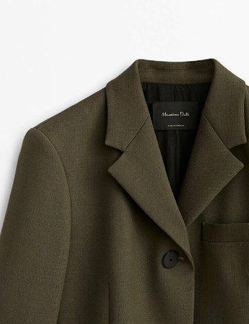 Sacou Massimo Dutti, verde