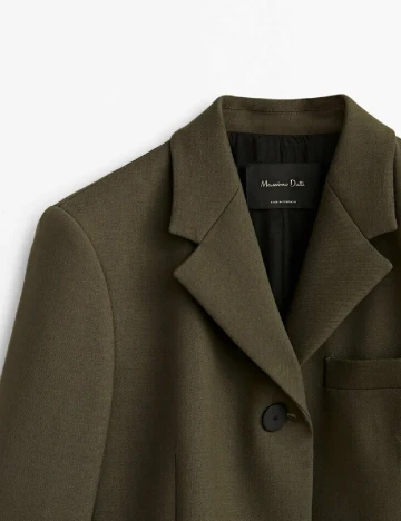 Sacou Massimo Dutti, verde Verde