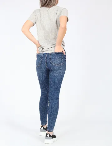 Blugi Zara, albastru Albastru