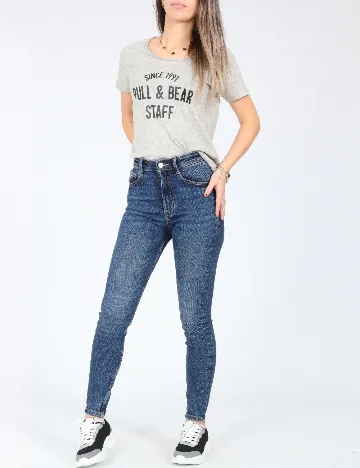 Blugi Zara, albastru Albastru