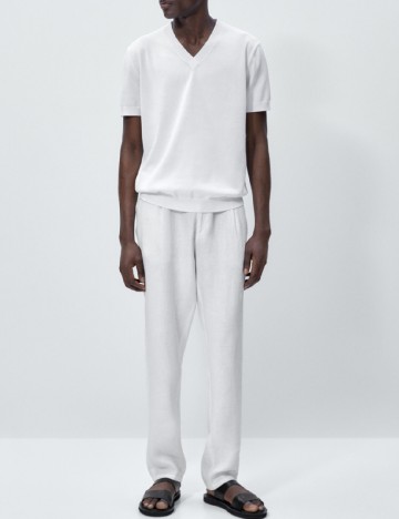 Tricou Massimo Dutti, alb