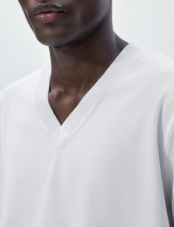 Tricou Massimo Dutti, alb