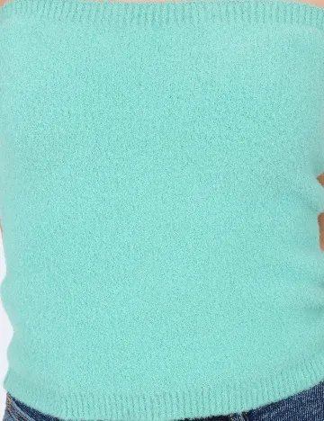 Top Zara, turcoaz Albastru