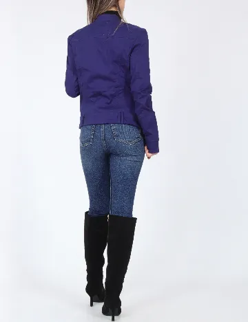 Jacheta Bershka, albastru Albastru