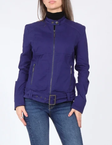 Jacheta Bershka, albastru Albastru