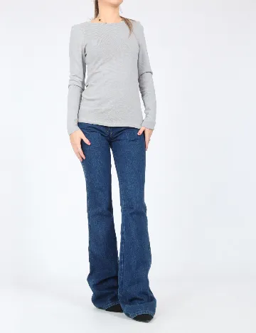 Blugi Bershka, albastru Albastru