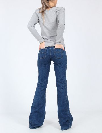 Blugi Bershka, albastru