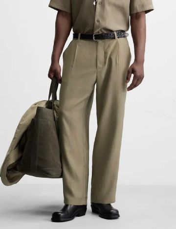 Pantaloni Zra, kaki