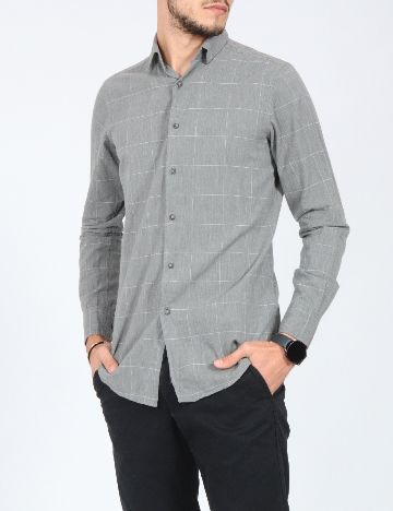 Camasa Massimo Dutti, gri