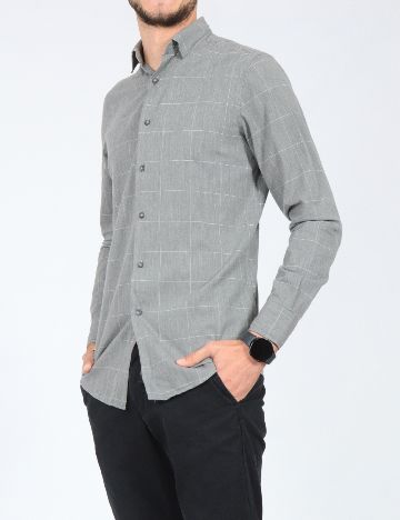 Camasa Massimo Dutti, gri