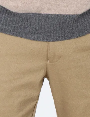 Pantaloni Zara, kaki Maro