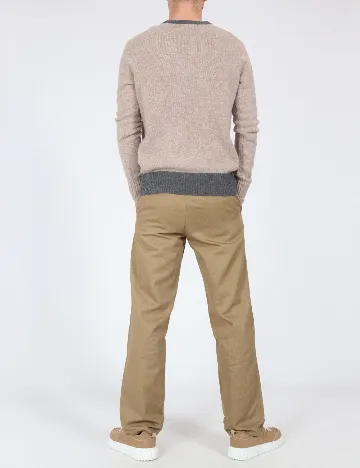 Pantaloni Zara, kaki Maro