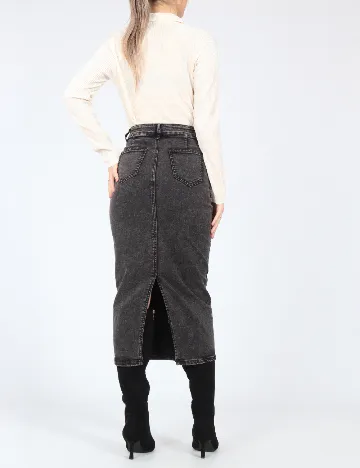 Fusta SHEIN, gri Gri