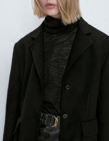 Sacou Massimo Dutti, negru