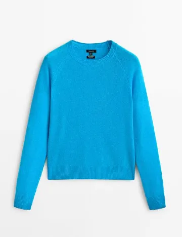 Bluza Massimo Dutti, albastru Albastru