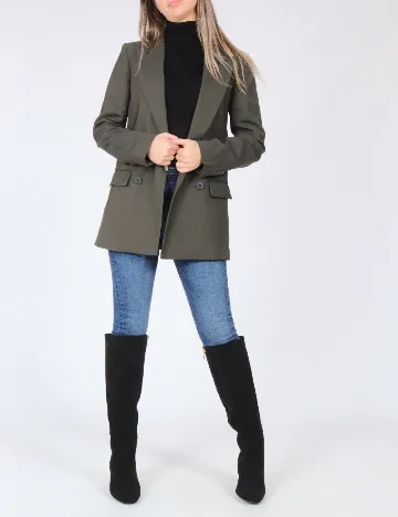 Sacou Massimo Dutti, kaki Verde