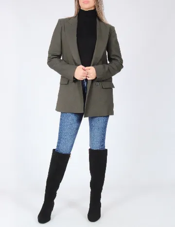 Sacou Massimo Dutti, kaki Verde