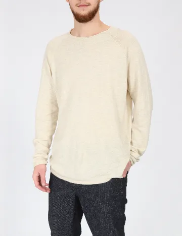 Bluza Bershka, crem Crem