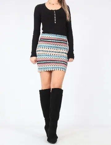 Fusta Bershka, mix culori Mix culori