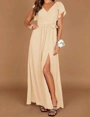 Rochie lunga SHEIN, crem Crem