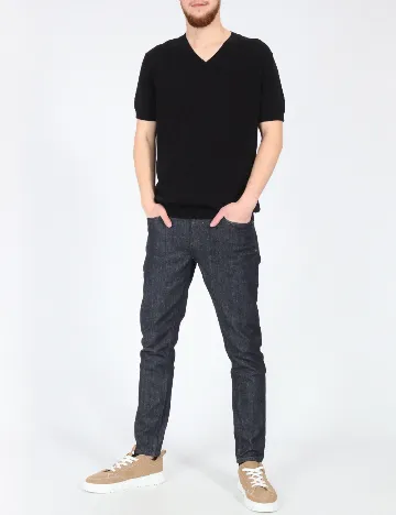 Tricou Massimo Dutti, negru Negru