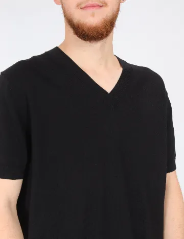 Tricou Massimo Dutti, negru Negru