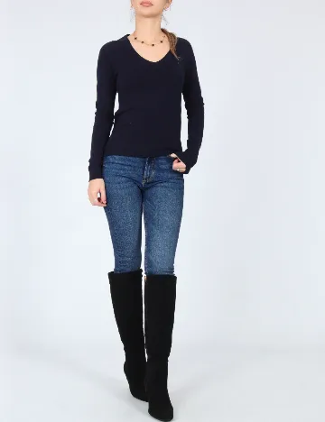 Bluza Zara, bleumarin Albastru