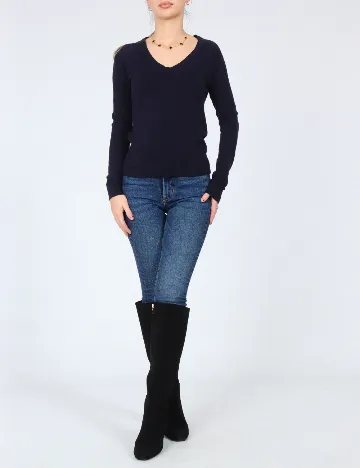 Bluza Zara, bleumarin Albastru