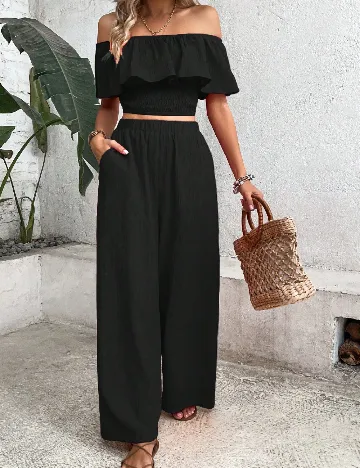 Compleu SHEIN, negru Negru