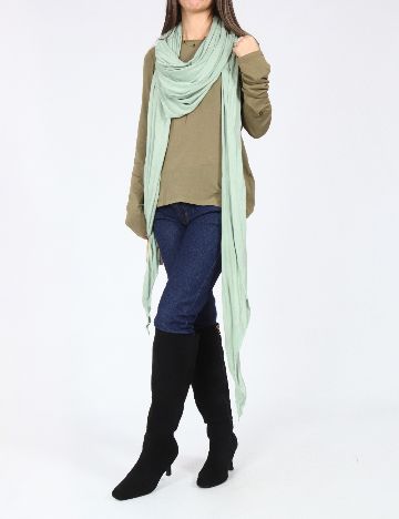 Esarfa Bershka, verde