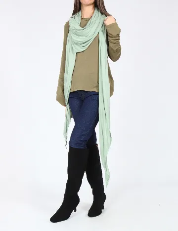 Esarfa Bershka, verde Verde