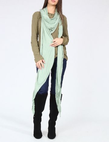 Esarfa Bershka, verde