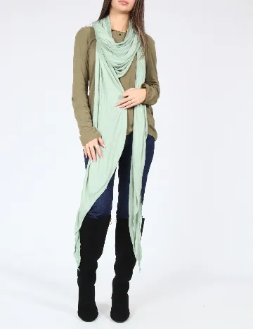 Esarfa Bershka, verde Verde