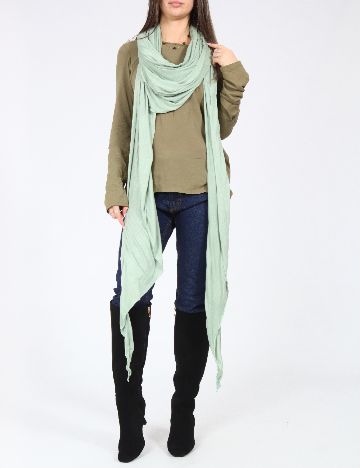 Esarfa Bershka, verde