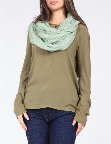 Esarfa Bershka, verde