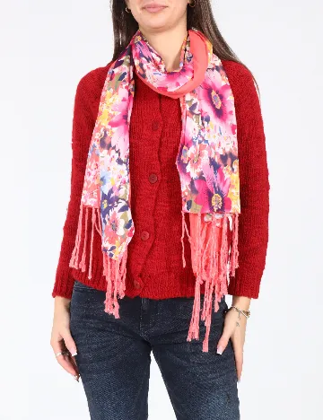 Esarfa Bershka, roz Roz