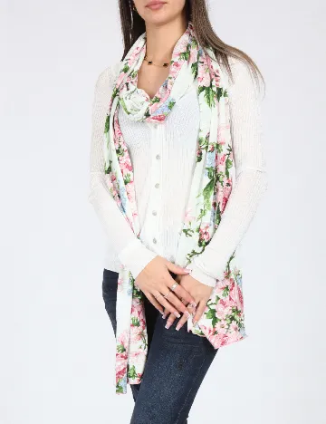 Esarfa Bershka, floral print Floral print