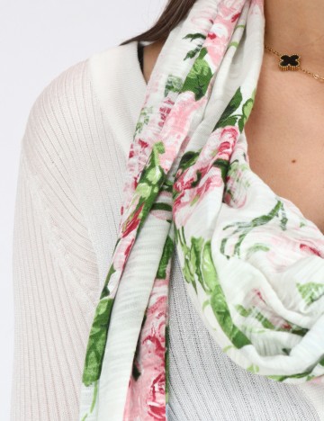 Esarfa Bershka, floral print