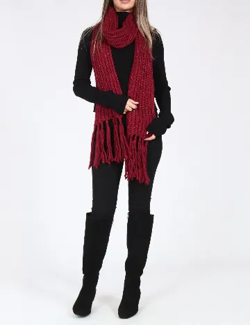 Fular Bershka, rosu Rosu