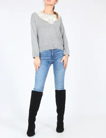 Cardigan Zara, gri Gri