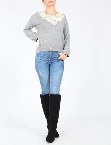 Cardigan Zara, gri Gri