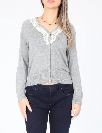 Cardigan Zara, gri Gri