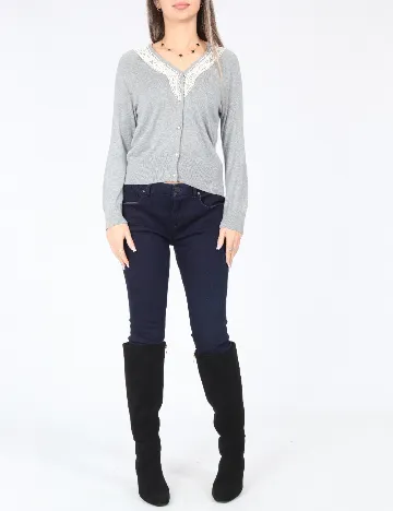 Cardigan Zara, gri Gri